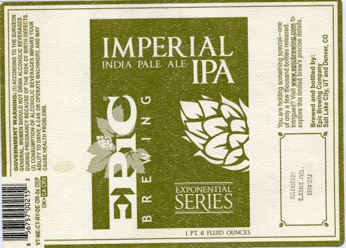 Epic Imperial IPA